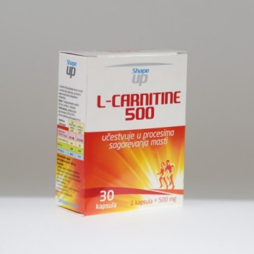 L-CARNITINE 500, 30 kapsula