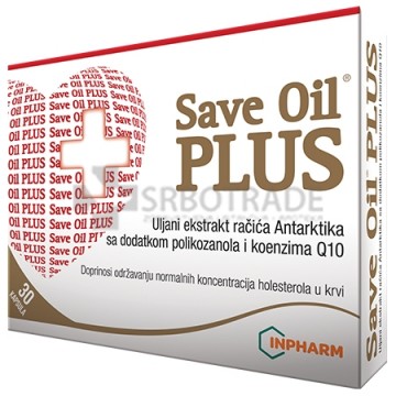 Save Oil PLUS, 30 kapsula
